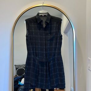 All saints plaid top